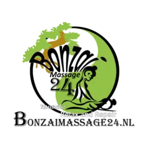 "Logo van Bonzaimassage24, gespecialiseerd in massagebehandelingen."
