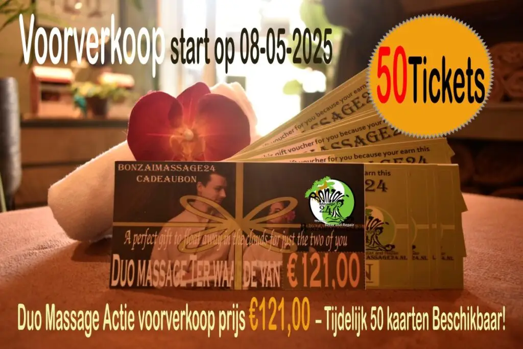 Voor verkoop duo massage actie prijs